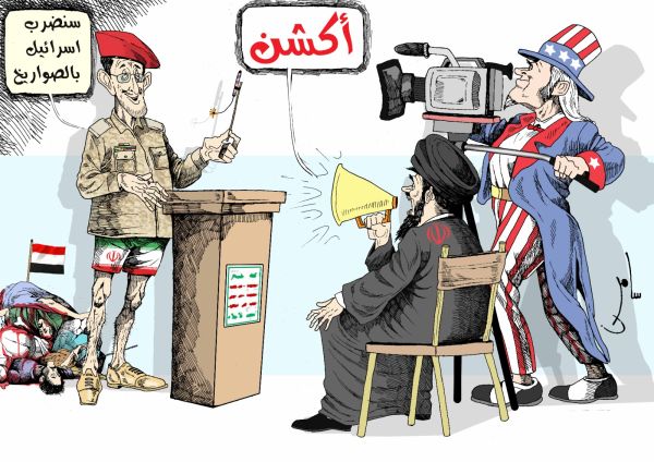 كاريكاتير بريشة سامر الشميري